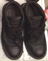 Old low rise brown boots